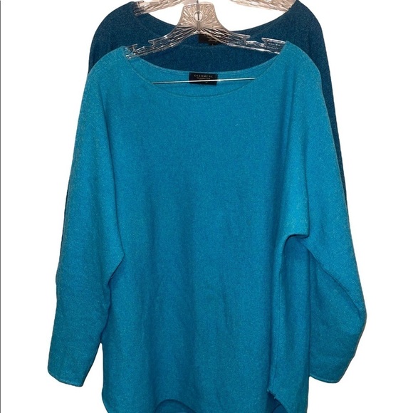 Cashmere Luxury 2 Women Sweater Size L - Picture 1 of 9